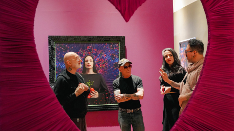 Muestra, Pierre et Gilles. La construcción del símbolo, en el museo Franz Mayer.