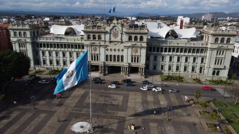 Imagen panorámica de la Ciudad de Guatemala, Guatemala.