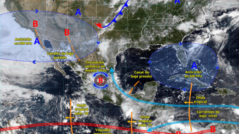 El monzón mexicano, ondas tropicales, canales de baja presión y el ingreso de humedad generarán lluvias torrenciales, altas temperaturas, granizadas, ráfagas de viento y la posible formación de torbellinos en distintas regiones del país.

Para más información del tema, visita: https://www.eleconomista.com.mx/politica/monzon-calor-extremo-tormentas-electricas-estara-clima-semana-20250711-767825.html

¡Síguenos en nuestras redes sociales para mantenerte informado!

Twitter: https://twitter.com/eleconomista 
Facebook: https://www.facebook.com/ElEconomista.mx
Instagram: https://www.instagram.com/eleconomistamx
LinkedIn: https://www.linkedin.com/company/el-economista/
T

#ElEconomista #EETV