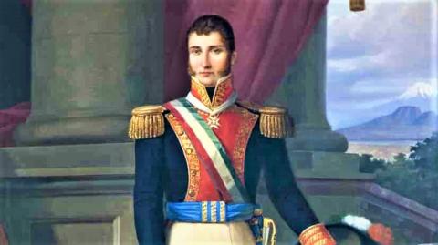 Agustín de Iturbide, el primer emperador de México.