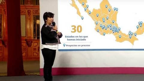 La meta del esquema es edificar 1 millón 200,000 hogares durante el presente sexenio más 1 millón 550,000 mejoramientos y 1 millón de escrituras