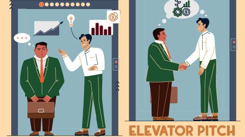 El elevator pitch tiene una duración de un minuto o menos.