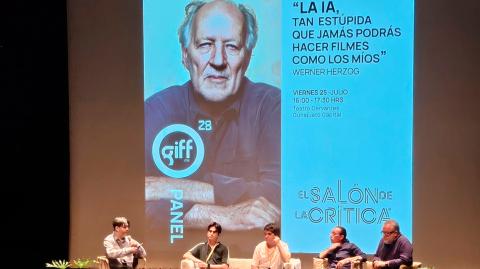 Panel sobre Inteligencia Artificial del del Festival Internacional de Cine Guanajuato GIFF.