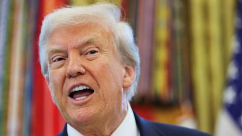 Donald Trump, presidente de EU.