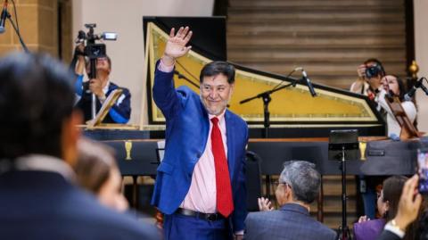 Gerardo Fernández Noroña en su informe legislativo.