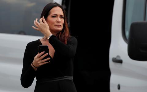 Stephanie Grisham se desempeñaba como la vocera de la primera dama, Melania Trump. Foto: Reuters