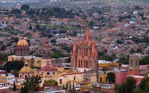 Vista panorámica de San Miguel de Allende, Guanajuato. Foto EE: Cortesía INAH