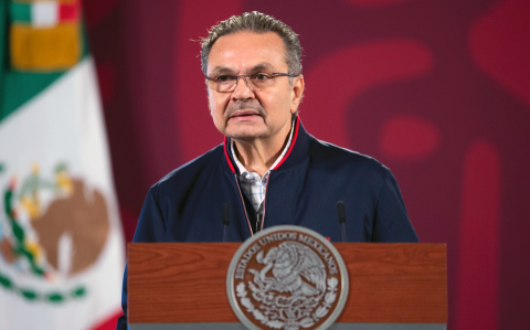 Octavio Romero Oropeza, director general de Pemex. Foto EE: Cortesía Presidencia de México