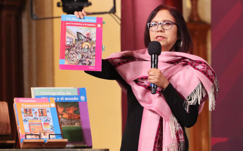 Leticia Ramirez Amaya, secretaria de Educación Pública. Foto EE: Cortesía X / @SEP_mx