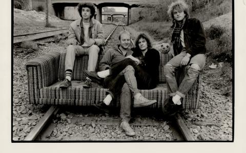 Chris Mars, Bob Stinson, Paul Westerberg y Tommy Stinson. Foto: Cortesía Rhino Records