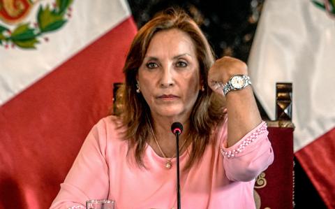 Dina Boluarte. Foto: AFP