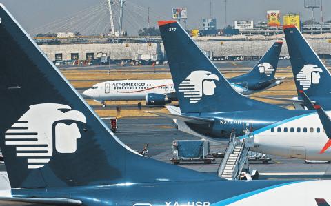 Fue en 2022 cuando la aerolínea mexicana se deslistó de la Bolsa Mexicana de Valores. Foto: AFP