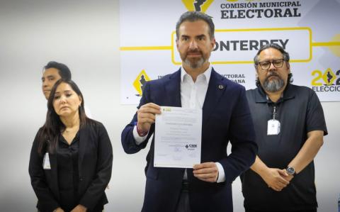 El alcalde electo, Adrián Emilio de la Garza Santos obtuvo 216,185 votos en actas contabilizada. Foto EE: Cortesía.