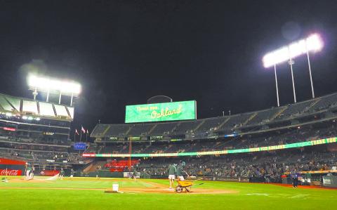 El estadio Oakland Coliseum