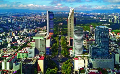 mexico city skyline