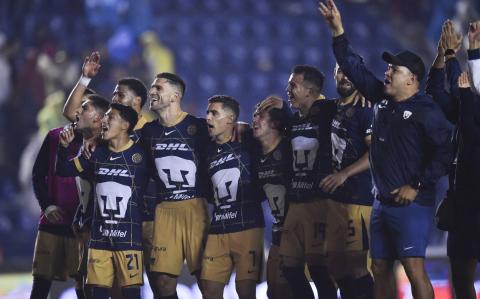 Pumas celebra victoria frente al América.