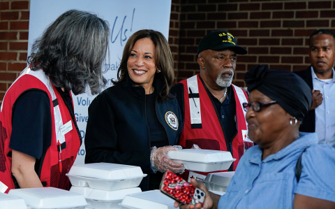 Kamala Harris, vicepresidenta de Estados Unidos y candidata demócrata a la Presidencia.