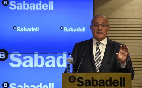 Presidente de Banco Sabadell, Josep Oliu.