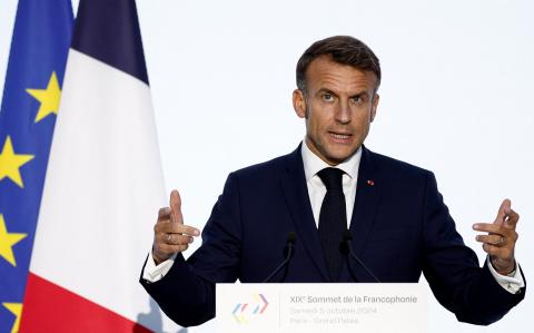 Emmanuel Macron, presidente de Francia.