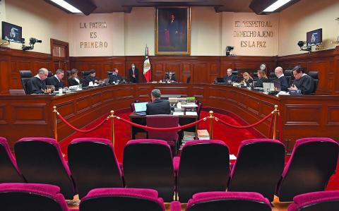 CIUDAD DE M…XICO, 19SEPTIEMBRE2024.- Norma PiÒa, presidenta de la Suprema Corte de Justicia de la NaciÛn (SCJN), abriÛ una nueva consulta al pleno del m·ximo tribunal si es procedente una controversia que magistrados y jueces interpusieron para suspender la aplicaciÛn de la Reforma Judicial. FOTO: SCJN/CUARTOSCURO.COM