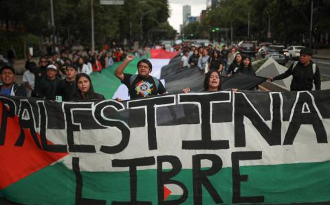 Aniversario de la guerra entre Israel y Hamas en la Ciudad de México