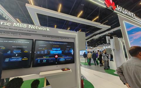 Huawei, con 26 años en Brasil, comenzó demostraciones de su tecnología 5.5G en Futurecom 2024.