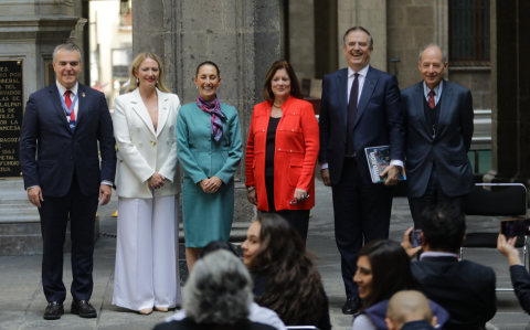 Conferencia de prensa tras el CEO Dialogue 2024.