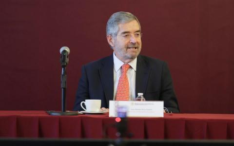 Juan Ramón de la Fuente, secretario de Relaciones Exteriores.