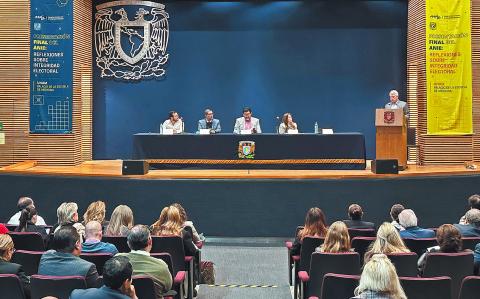 En la UNAM se presentó el informe final sobre la integridad electoral para el proceso 2023-2024, confeccionado por cerca de 30 organizaciones.