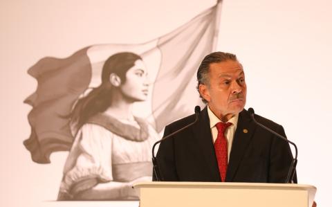 Octavio Romero, director del Infonavit, en Asamblea General.