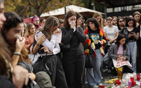 Fans reunidos en Madrid.