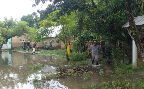 Afectaciones en Chiapas por tormenta Nadine.