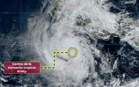 Tormenta tropical Kristy.