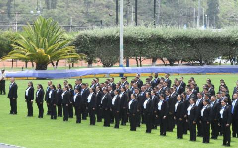 Servidores policiales especializados brindarán seguridad a los binomios presidenciales de las elecciones en Ecuador.