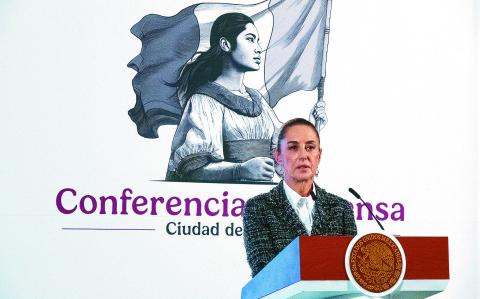 CIUDAD DE MÉXICO, 21OCTUBRE2024.- Claudia Sheinbaum, Presidenta de México, reiteró que no eliminará la publicación de la Reforma al Poder Judicial del Diario Oficial de la Federación, ya que la Ley de Amparo no aplica en la reformas constitucionales. FOTO: MOISÉS PABLO/CUARTOSCURO.COM