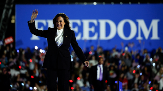 Kamala Harris, candidata demócrata a la presidencia de Estados Unidos.