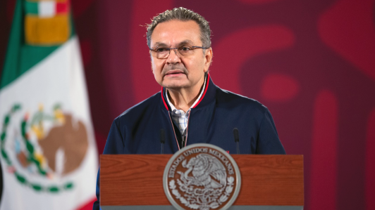 Octavio Romero Oropeza, director general de Pemex. Foto EE: Cortesía Presidencia de México