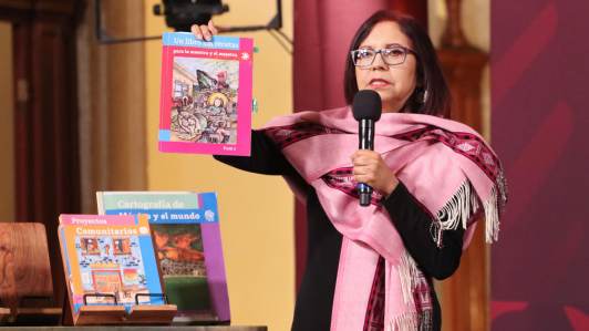 Leticia Ramirez Amaya, secretaria de Educación Pública. Foto EE: Cortesía X / @SEP_mx