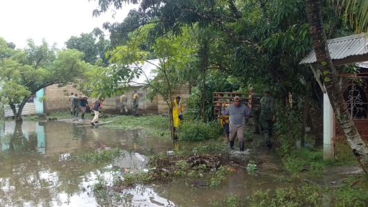 Afectaciones en Chiapas por tormenta Nadine.