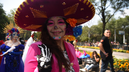 Contingentes que participaron en el desfile.