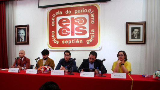 Foro “La necesidad de una reforma fiscal en México” realizado en la Escuela de Periodismo CarloF Septién García.