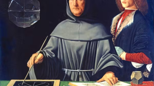 Fray Luca Bartolomeo de Pacioli (Sansepulcro, c. 1445 - 1517) fue un fraile franciscano, matemático y economista, precursor del cálculo de probabilidades y reconocido por establecer la base de la contabilidad moderna.