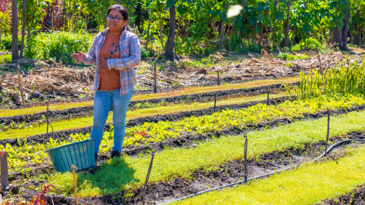 Alejandra López Morales, coordinadora de Agricultura en Arca Tierra