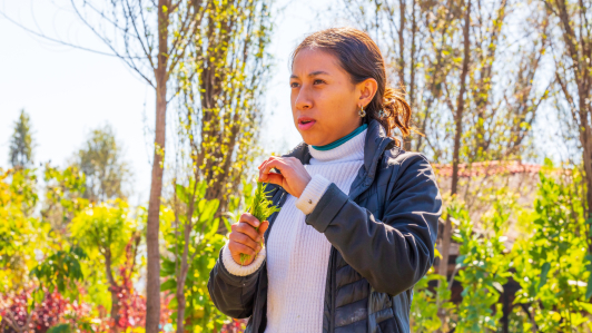 Ileana López Vega, coordinadora de la Escuela Campesina