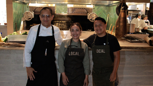 Los chefs en acción
