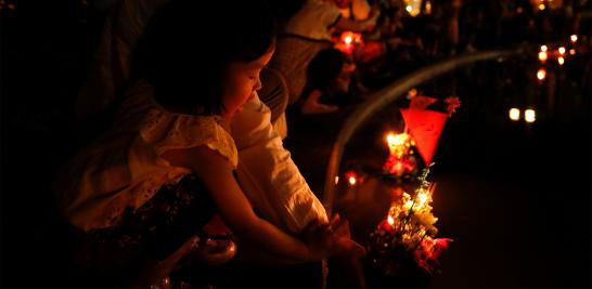 Festival de la segunda luna llena o Yi Peng en Tailandia. Foto: Reuters