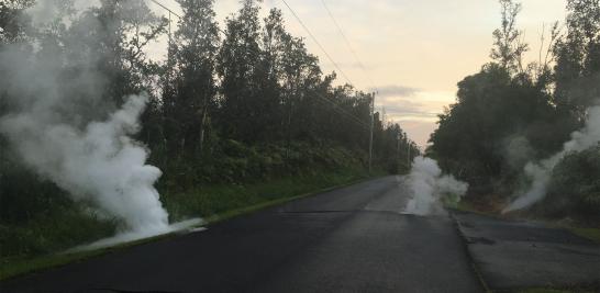 Los residentes están pasando por un momento muy difícil. A los habitantes de Lanipuna Gardens, en el sudeste de la Isla Grande se les informó que había un "peligro inmediato".