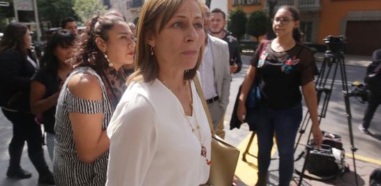 Tatiana Clouthier, coordinadora de la campaña electoral. Foto EE: Eric Lugo