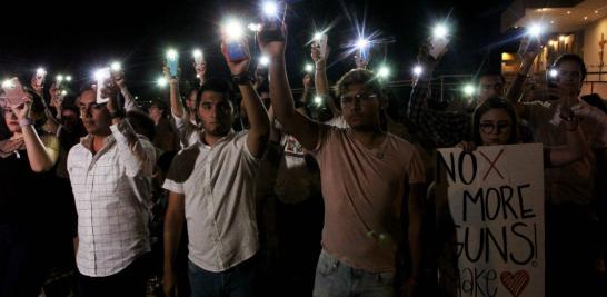 Tiroteo registrado el sábado en un centro comercial de El Paso, Texas. Foto: AFP