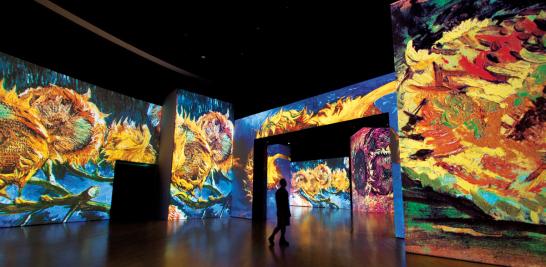 La plaza del Monumento a la Madre será el espacio público donde se instalará una nave de 1,500 metros cuadrados para la exposición digital multisensorial Van Gogh Alive The Experience. Foto: Cortesía 